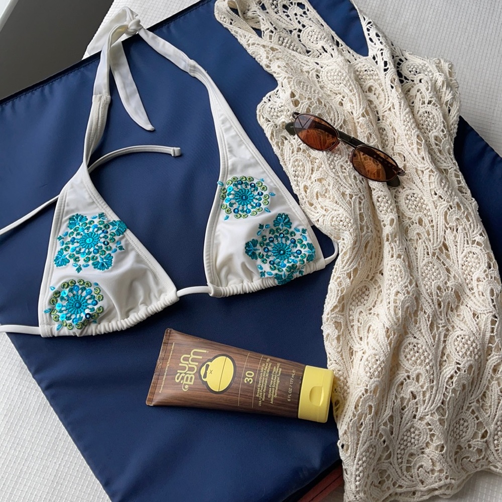 Embellished Bikini Top